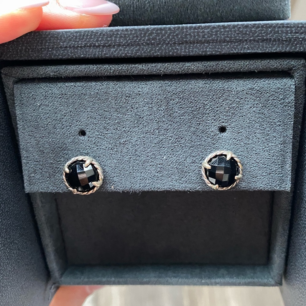 David Yurman Châtelaine® Earrings with Black Onyx